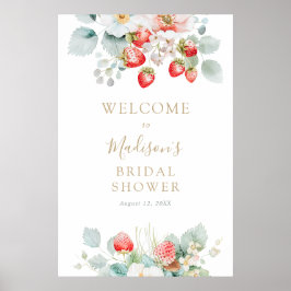 Póster Firma de bienvenida de Strawberry Vines Brien Show