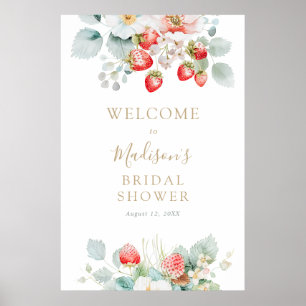Póster Firma de bienvenida de Strawberry Vines Brien Show
