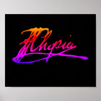 Firma de Frédéric Chopin