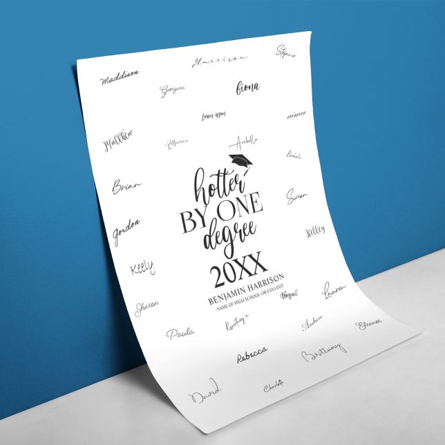 Póster Firma De Graduación Hotter By One Gradue (Subido por el creador)