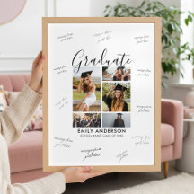 Firma de Invitado de Graduación en Foto