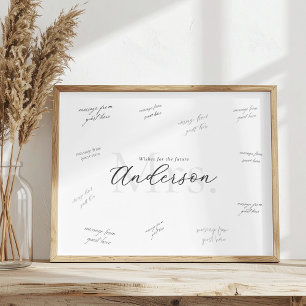 Póster Firma de Invitado en Despedida de Soltera