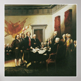 PÓSTER FIRMA DE LA DECLARACIÓN DE INDEPENDENCIA