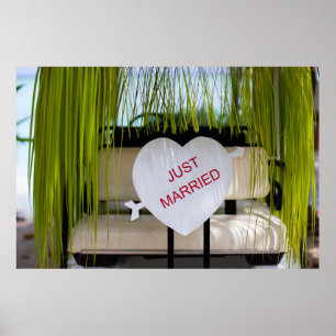 Póster Firma de matrimonio