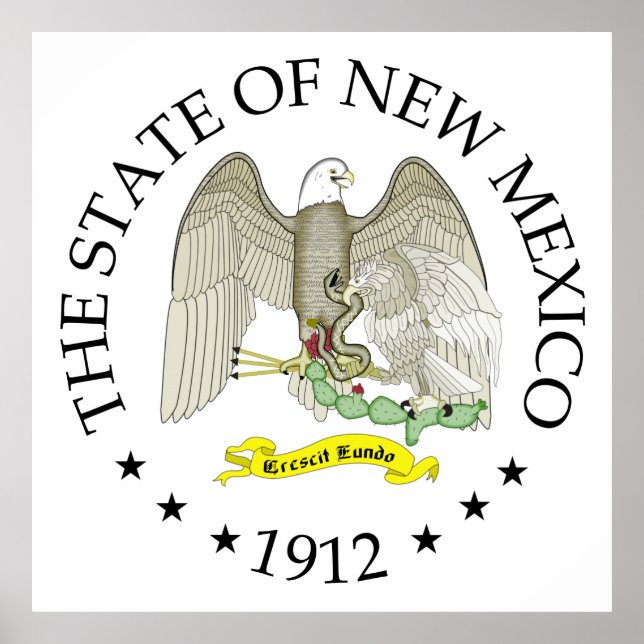 Póster Firma de Nuevo México (Frente)