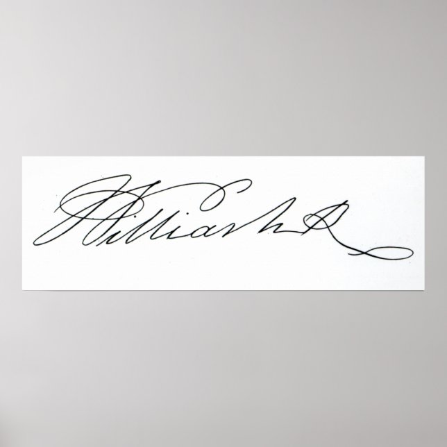 Póster Firma de William IV, 1831 (Frente)