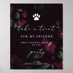 Póster Firma del poster de la  del Mascota de caligrafía 