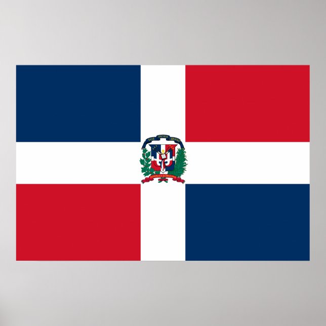 Póster Firma Naval De Dominica, República Dominicana (Frente)