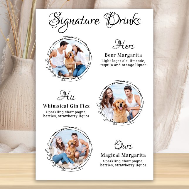 Póster Firma personalizado bebe 3 Boda Mascota de perro f (Subido por el creador)