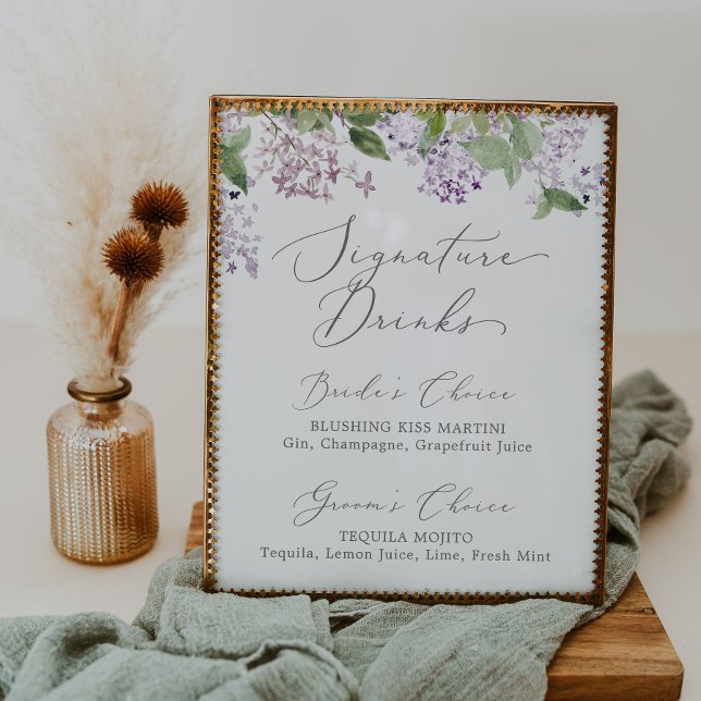 Póster Firma Rustic Lilac Bebe Rótulo (Subido por el creador)