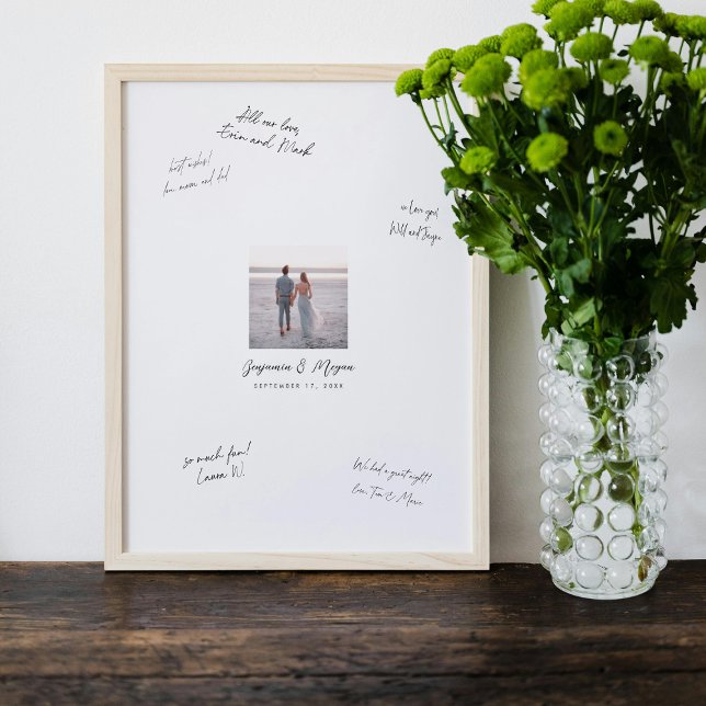 Póster Firmas manuscritas del Poster invitado del boda (Subido por el creador)