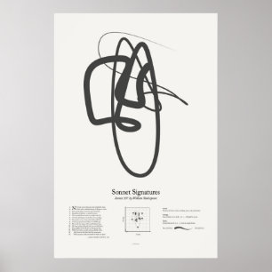 Póster Firmas sonnet: Sonnet 107