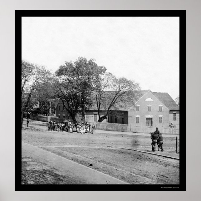 Póster First African Church in Richmond, VA 1865 (Frente)