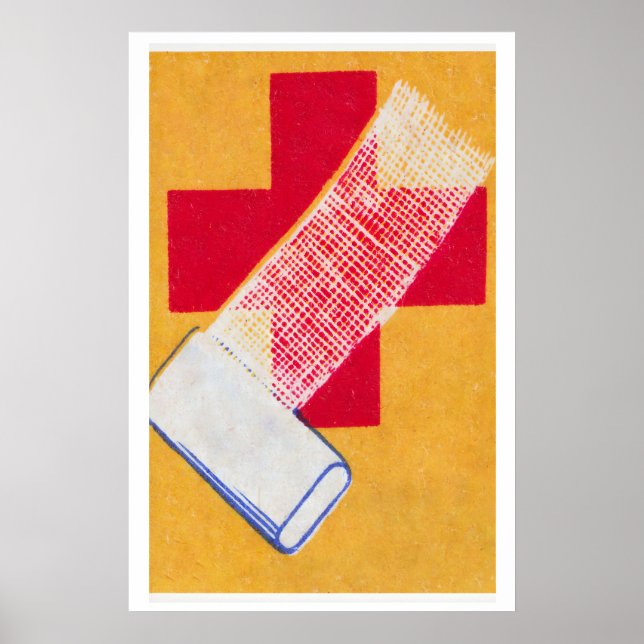Póster First Aid - Matchbox Print - Aesthetic Wall Art (Frente)
