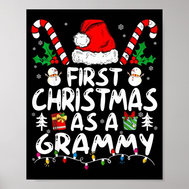 Póster First Christmas As A Grammy New Grammy  (Frente)
