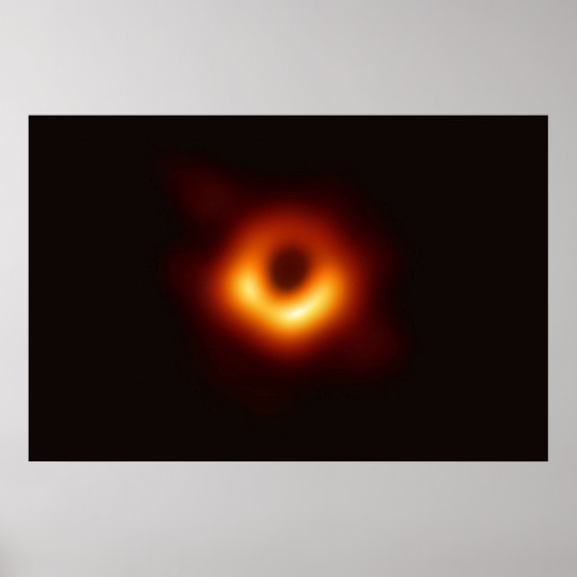 Póster First Ever Image of a Black Hole 8K Resolution (Frente)