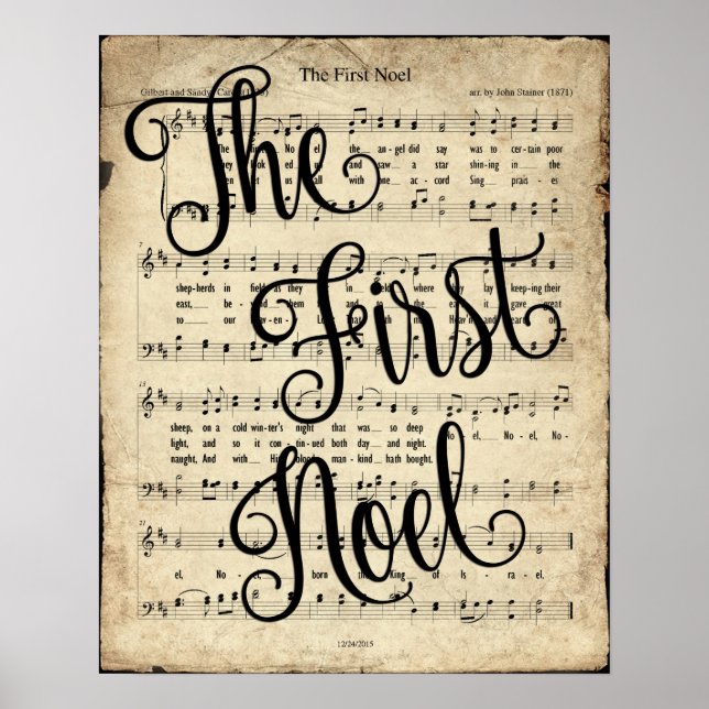 Póster First Noel (Frente)