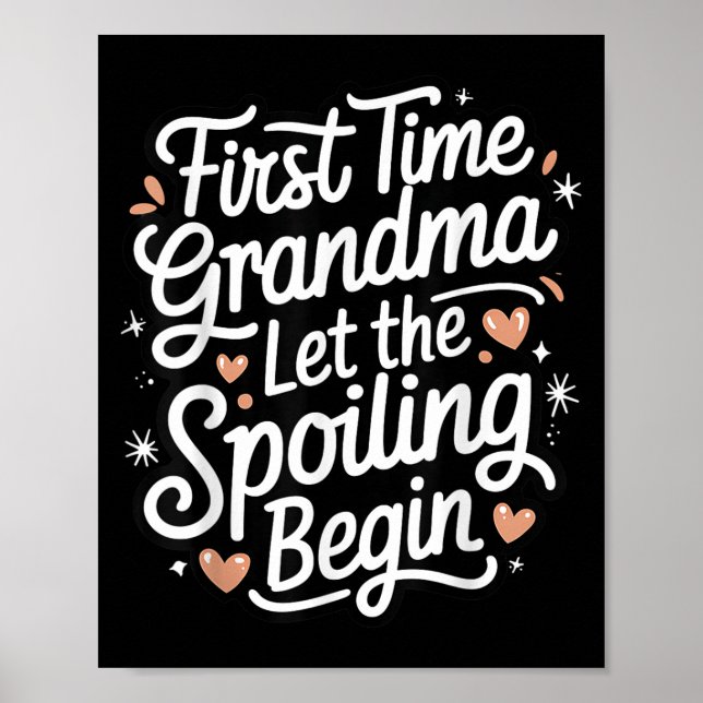 Póster First Time Grandma Let The Siling Begin 2025 New G (Frente)
