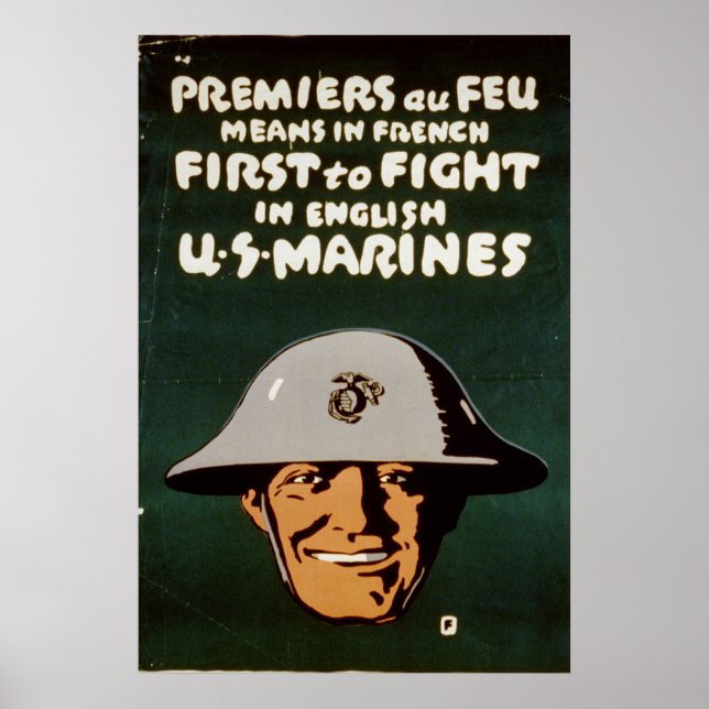 Póster First to Fight In English (Frente)