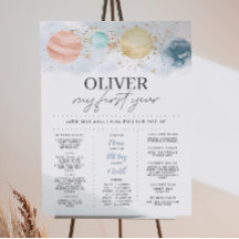 First Trip Around The Sun Boys Birthday Milestone