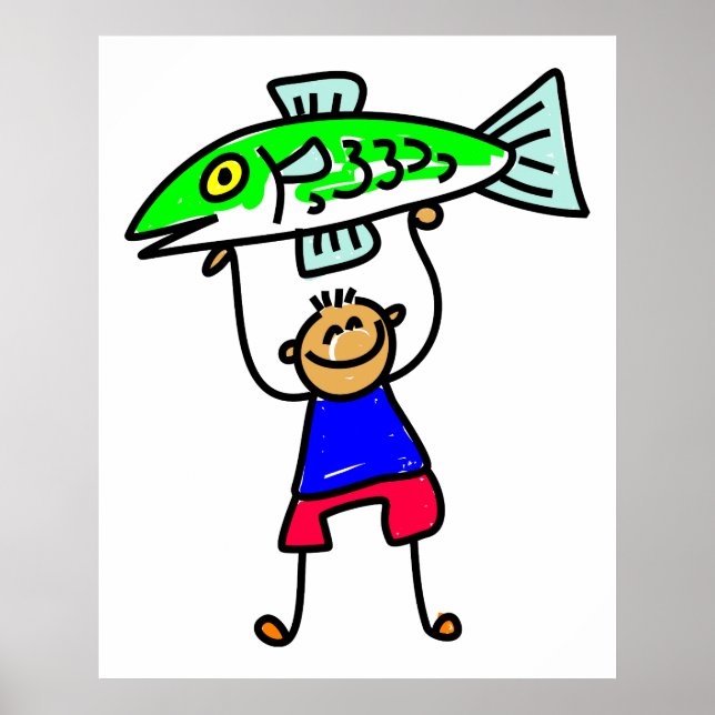 Póster Fish Kid (Frente)