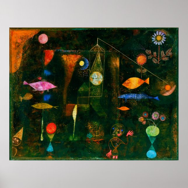 Póster Fish Magic by Paul Klee (1925) (Frente)