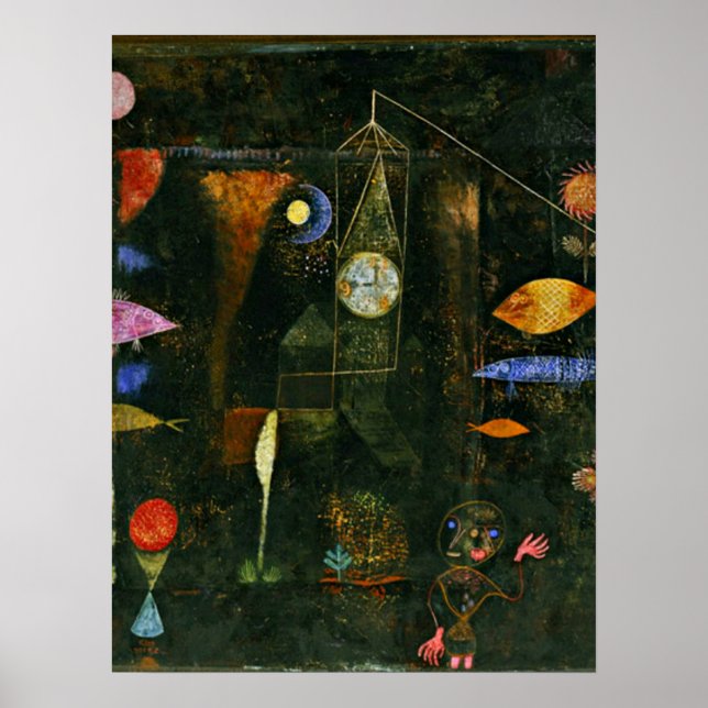 Póster Fish Magic de Paul Klee (Frente)