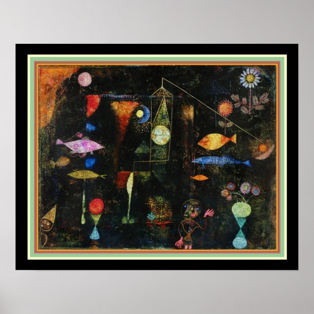 Póster "Fish Magic" de Paul Klee (Frente)