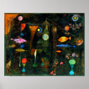 Póster Fish Magic, Paul Klee