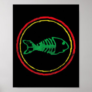 Póster Fishbone Ska Punk Hombres Día de las Madres