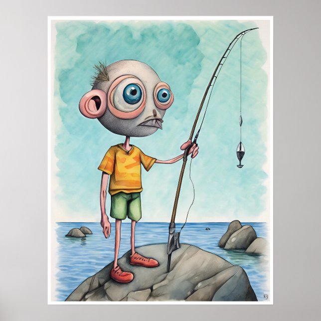 Póster Fisherman - Imágenes de archivo (Frente)