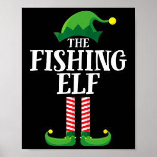 Póster Fishing Elf Matching Grupo Familiar Fiesta de Navi