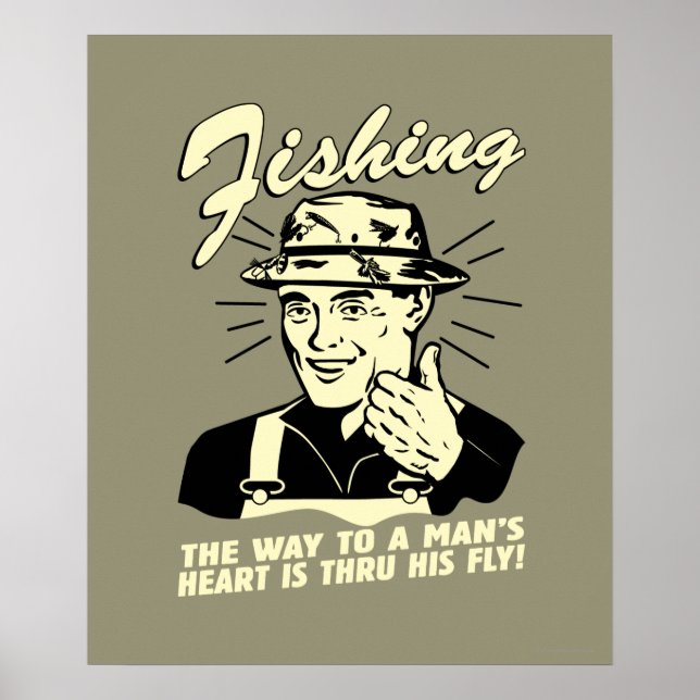 Póster Fishing: Thru His Fly (Frente)