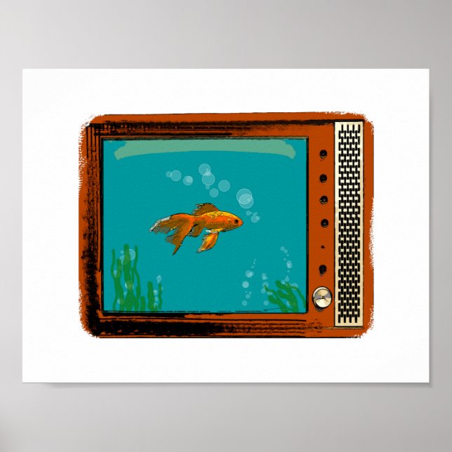 Póster Fishtank Television (Frente)