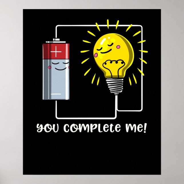 Póster Física de la ciencia me completas un Chiste gracio (Frente)