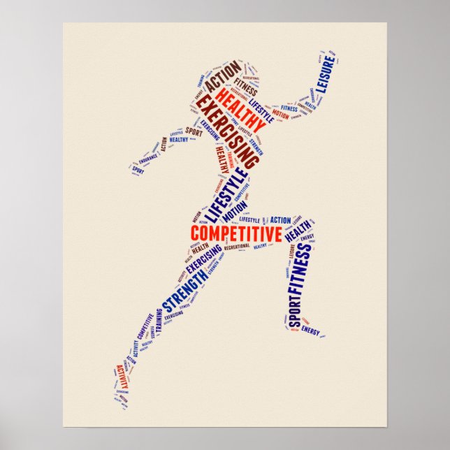 Póster Fitness girl (Frente)