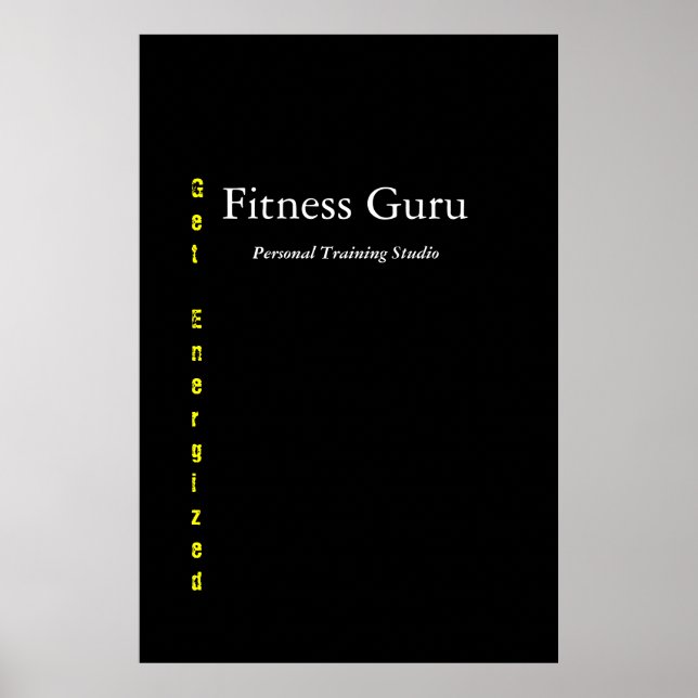 Póster Fitness Guru (Frente)