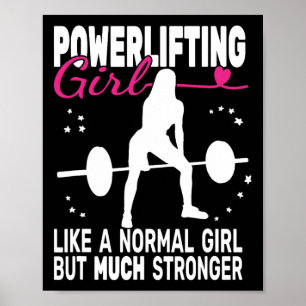 Póster Fitness Gym Powerlifer Halterofilia