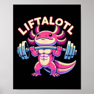 Póster Fitness Liftalotl Gimnasio
