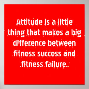 Póster Fitness Motivation