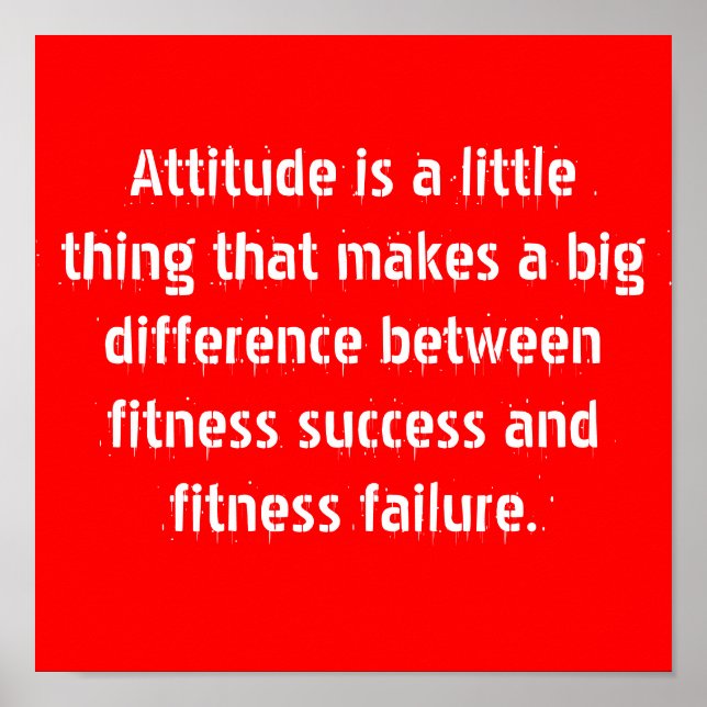 Póster Fitness Motivation (Frente)