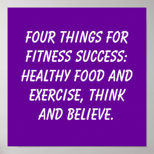 Póster Fitness Quotes