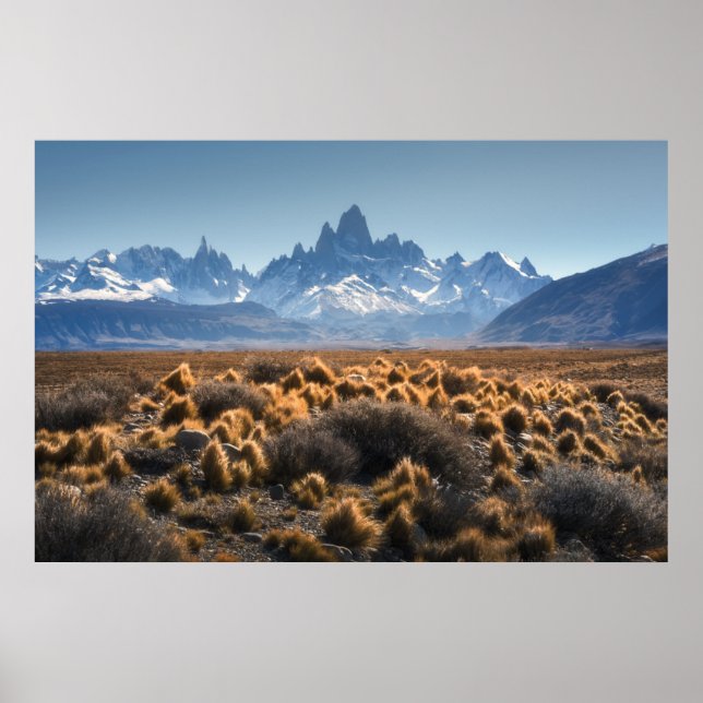 Póster Fitz Roy, Patagonia, Argentina (Frente)