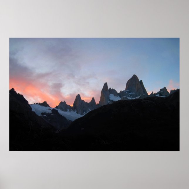 Póster Fitz Roy Sunset (Frente)