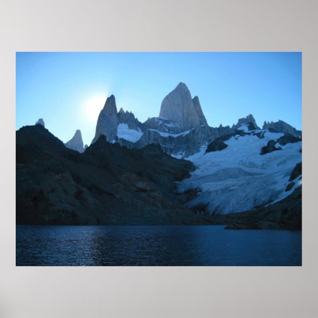 Póster Fitz Roy y Laguna de los Tres (Frente)