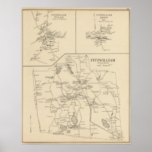 Póster Fitzwilliam, Cheshire Co