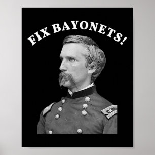 Póster Fix Bayonets Cita de Guerra Civil Joshua Chamberla