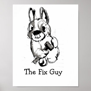 Póster Fix Guy Print, Value Poster Paper (Matte)