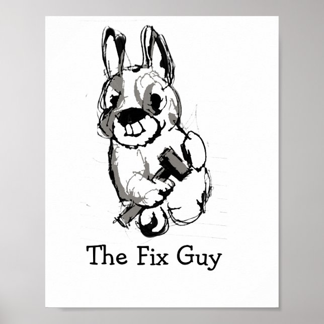 Póster Fix Guy Print, Value Poster Paper (Matte) (Frente)