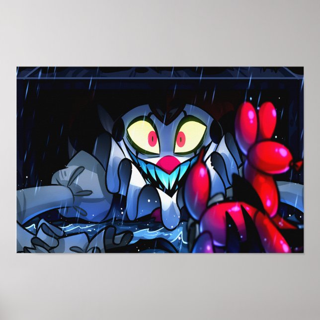 Póster Fizz Halloween Slasher | Helluva Boss | (Frente)